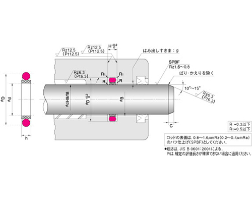NOK-SPNO型活塞桿密封_NOK密封件
